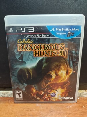 Cabela's Dangerous Hunts 2011 (Sony PlayStation 3 PS3, 2010) CIB With Glasses