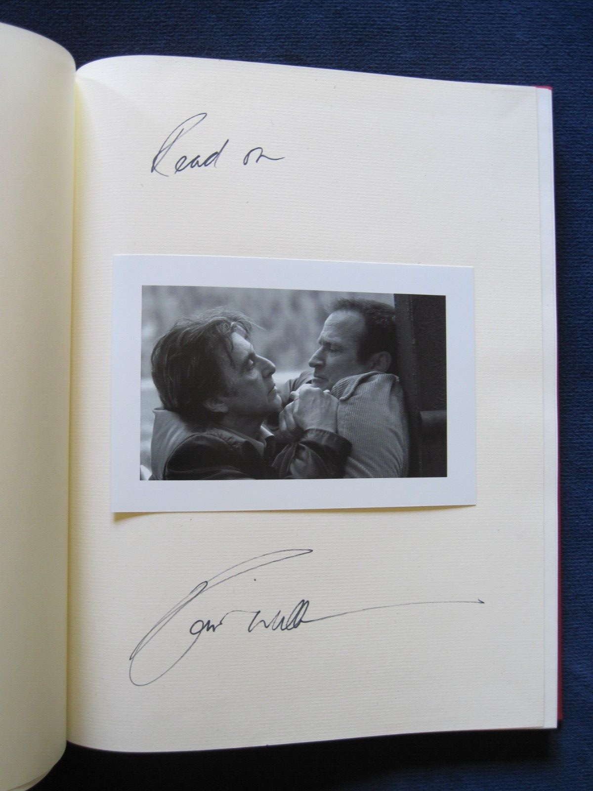 INSOMNIA SCRIPT SIGNED by ROBIN WILLIAMS to CREW MEMBER, CHRISTOPHER ...