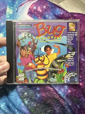 Vintage Bug explorer PC Computer game educational memorex 1996 With Manual