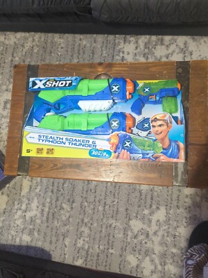 ZURU X Shot Stealth Soaker & Typhoon Thunder Water gun set