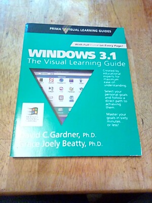 Windows 3.1 The Visual Learning Guide Softcover Vintage Guide David C Gardner