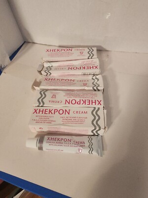 Pack 5X Xhekpon Cream Facial Neck Collagenum New
