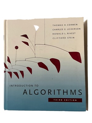 Introduction to Algorithms by Cormen, Leiserson, Rivest & Stein 3rd Edition