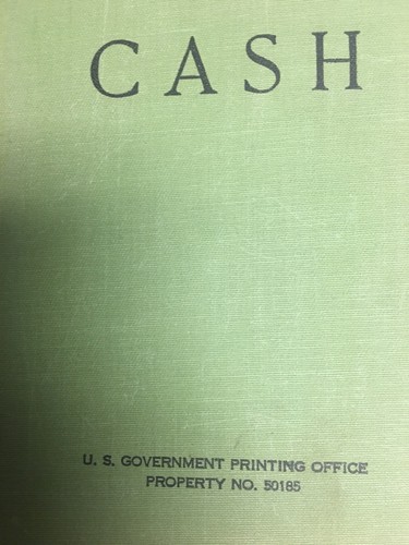 Vintage Antique Ledger Accounting/Cash Book Empty No Writing