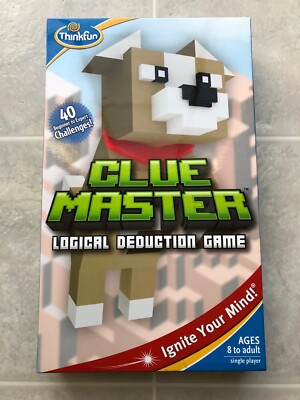 Clue Master Logical Deduction Game By Thinkfun