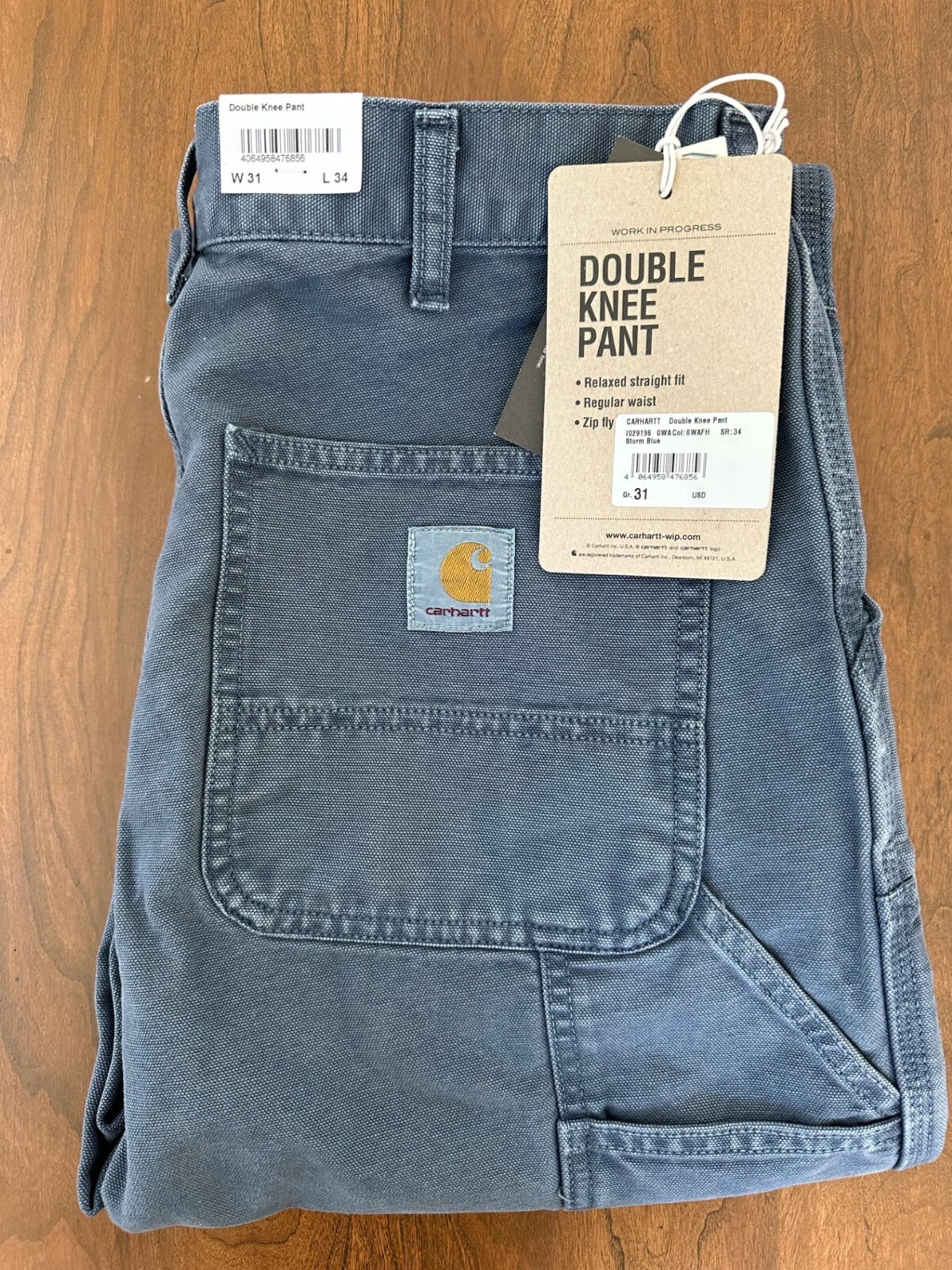 Carhartt Wip Double Knee Pants - Storm Blue (Faded) | eBay Carhartt Wip Double Knee Pants - Storm Blue (Faded) | eBay