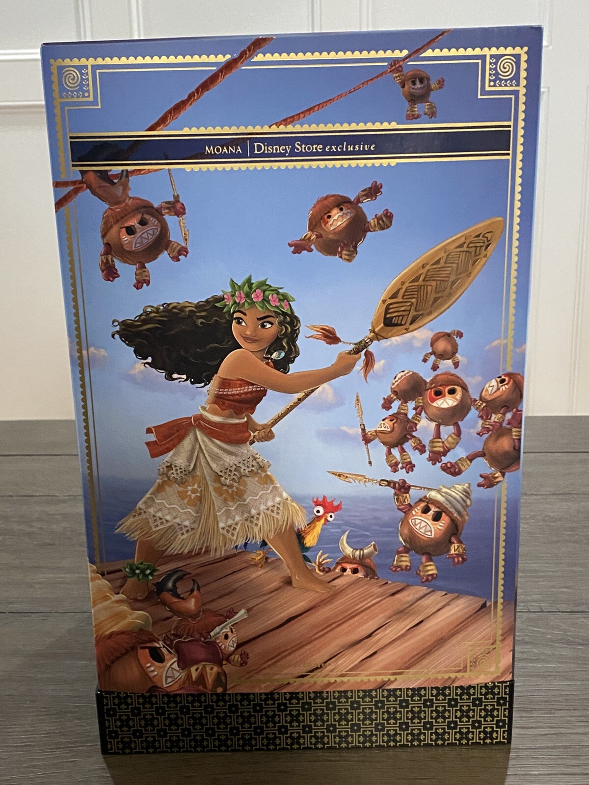 Disney Store Exclusive Folktale Collection MOANA HeiHei & Kakamora Doll Set NEW