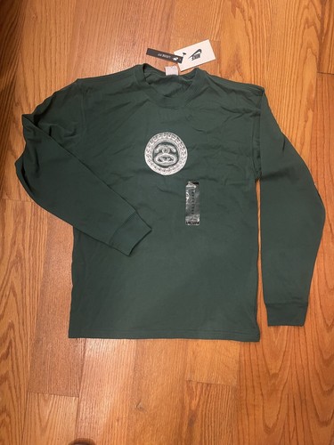 stussy x nike green t shirt