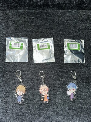 Anime Keychains  Sogo Osaka 4 pieces LOT  ￼ Yukata Acrylic