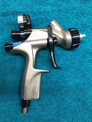 Professionally rebuilt DeVilbiss DV1 HVLP Basecoat digital gravity paint gun