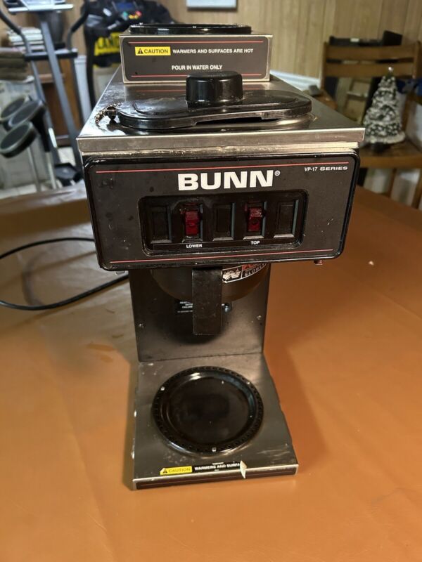 Premium Bunn VP17-2 Stainless Coffee Maker - Fast Shipping, No Pot