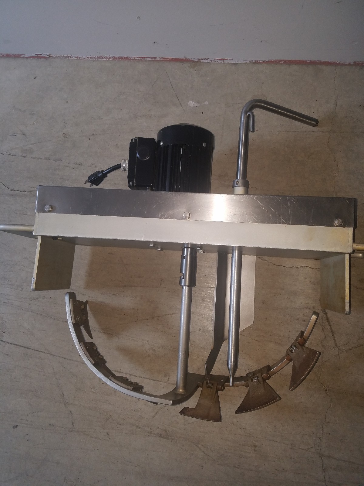 Savage bros candy cooker-20 copper kettle, agitator & digital therm.