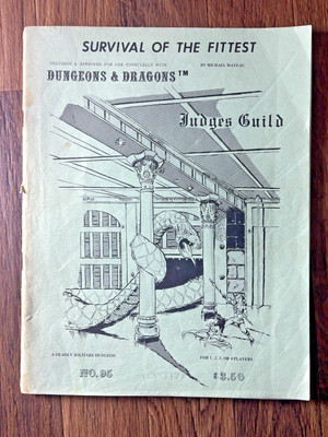 Judges Guild - Dungeons & Dragons ''Survival of the Fittest'' Module (1979)