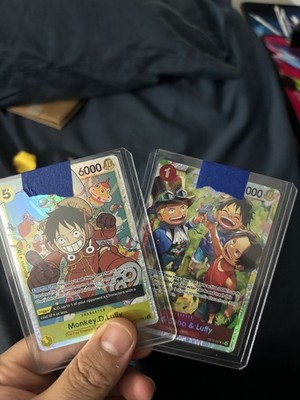 Ace, Sabo and Luffy 007 Super Rare - Ultraboost X One Piece 13 - Successors Set of 10 French One Piece Cards