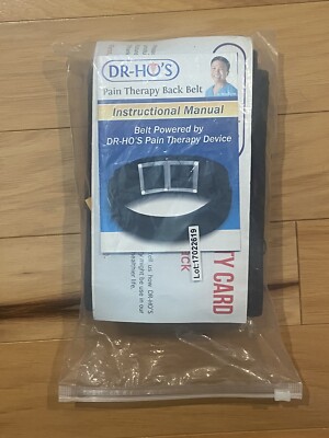 Dr-Ho s Back Relief Belt Pain Therapy Device New Open Box- Black