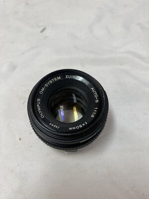 Vintage OLYMPUS OM System MC AUTO-S ZUIKO 1:1.8 50MM Camera Lens Japan 