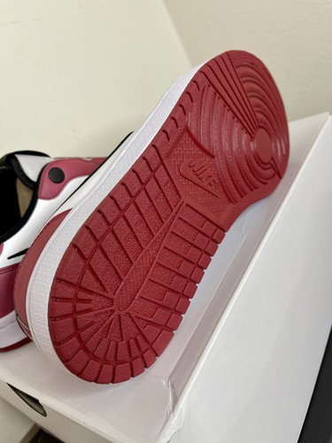 Pre-owned Jordan Size M 5 / W 6.5 Nike Air  1 Retro Low Slip Chicago?reflective✅bq8462-601 In Red