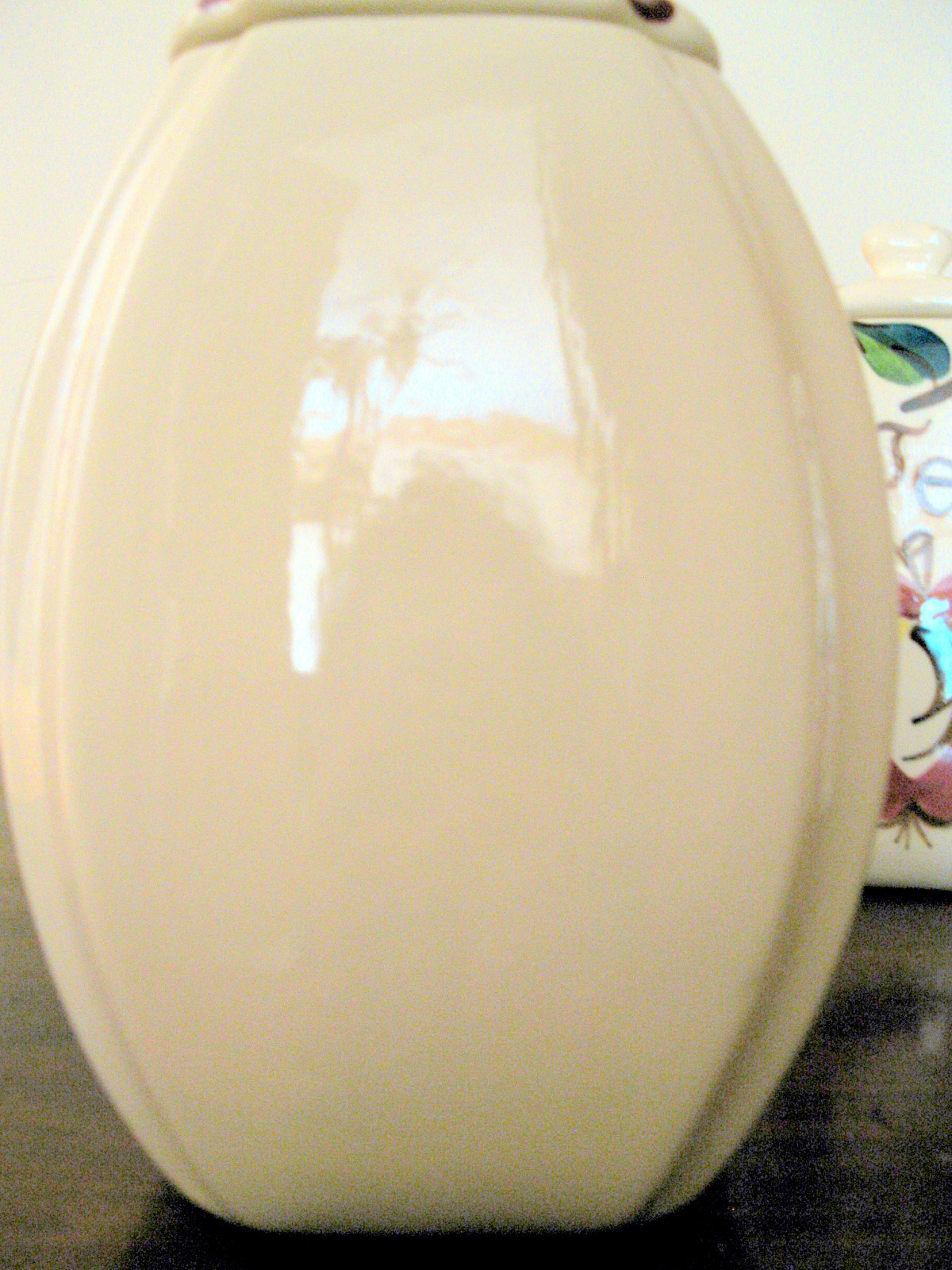 Vintage Purinton Apple Canister  Sugar