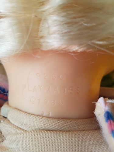 VINTAGE PLAYMATES 1985/1986 CRICKET DOLL WITH TAPE WORKS