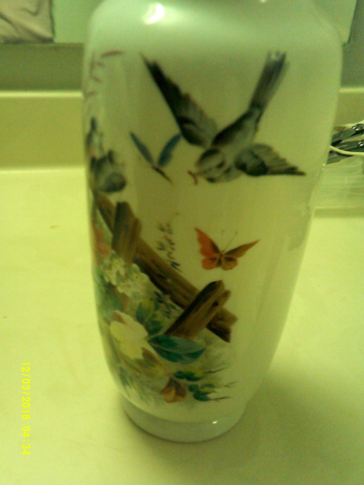 Tall Bristol Vase, really nice,