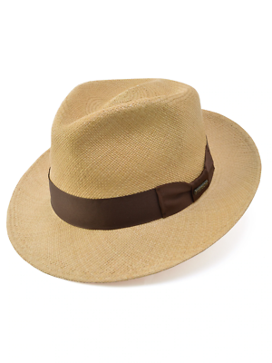 Stetson Aficionado Panama Straw Hat in Putty