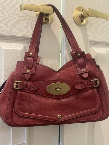 Mulberry Leather Handbag Dark Red | eBay