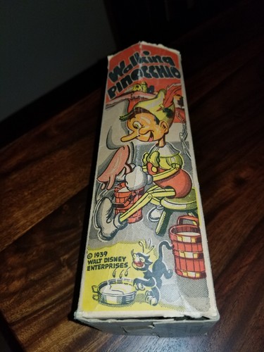 WALT DISNEY  MARX  WALKING  PINOCCHIO  1939   BOX ONLY  NO TOY
