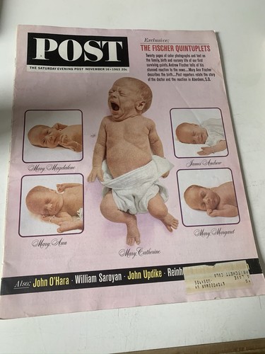 SATURDAY EVENING POST Nov 16 1963 William Saroyan John Updike ADs