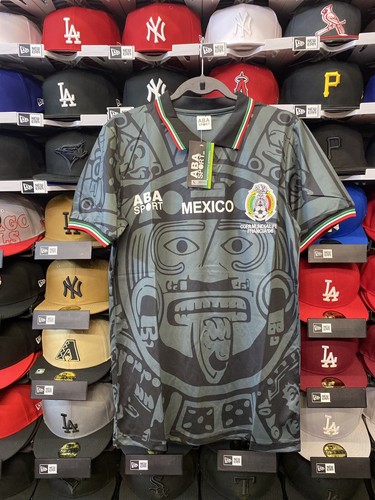 Mexico National Team 1998 Black Aztec Calendar Jersey (Sz S) | eBay