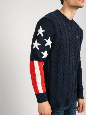 TOMMY HILFIGER TOMMY HILFIGER PULLOVER - DM0DM06997 - DUNKELBLAU