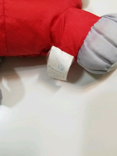 Fisher Price Puffalump Gray Christmas Mouse Plush 1988 Santa Hat Suit 8029