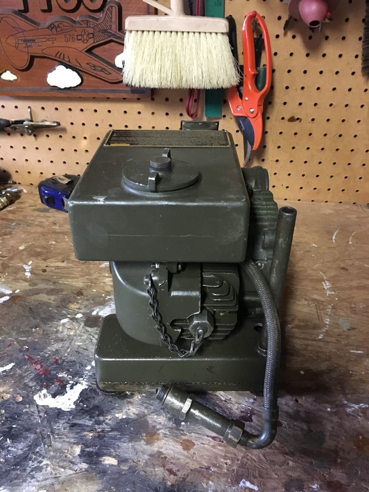 Vintage 1954 US Military Jacobson UGP 12 Power Supply Unit Engine Generator