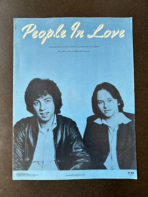 10cc sheet music PEOPLE IN LOVE (1977) 7 pages (VG shape)