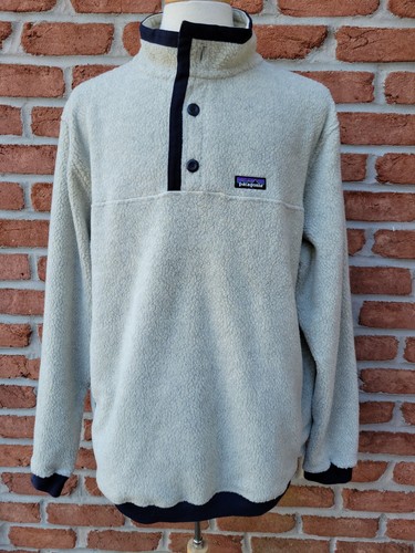 Patagonia Men's 2XL Shearling Button Pullover.  Oatmeal Heather.