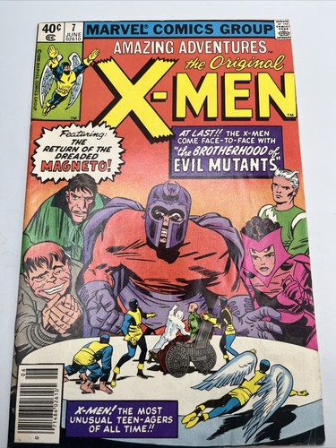 Amazing adventures #7 The Original X-men The Return Of The