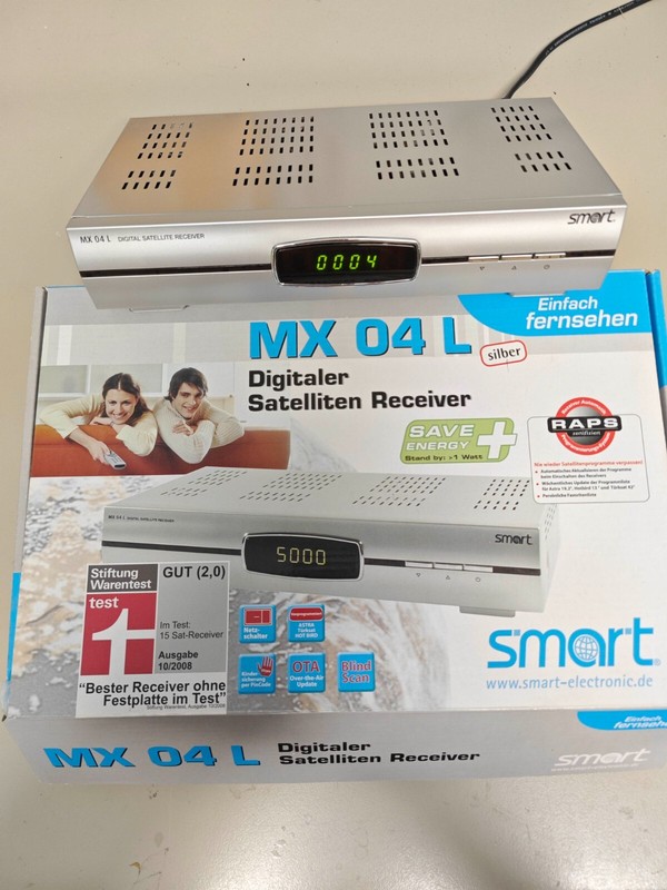 Digitaler Satelliten Receiver Smart Mx 04 L