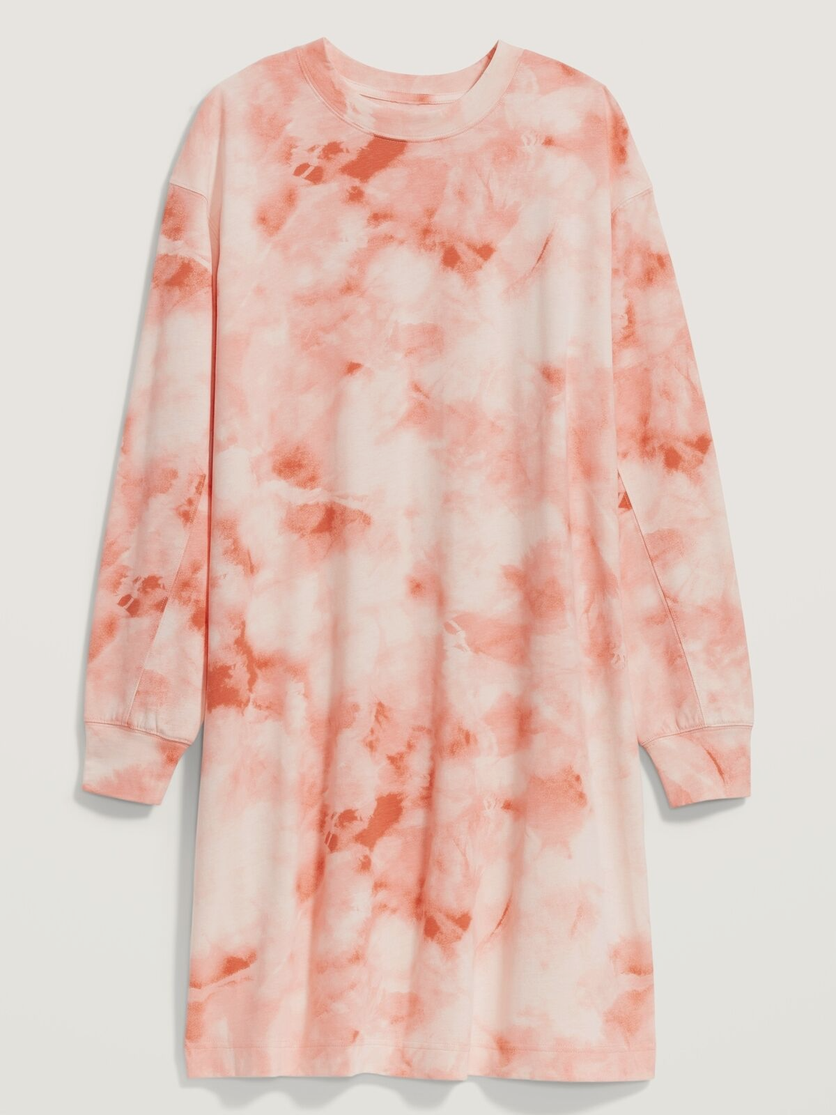 

OLD ТЕМНО-СИНО-ЖЕНСКОЕ ВИНТАЖНОЕ ПЛАТЬЕ-ФУТБОЛКА С ФУТБОЛКОЙ TIE-DYE /S, БОЛЬШОЕ 12 14, Orange peach multicolor