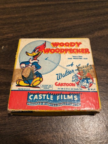 Vintage 1950s 8MM Woody Woodpecker Film #458 The Screwball