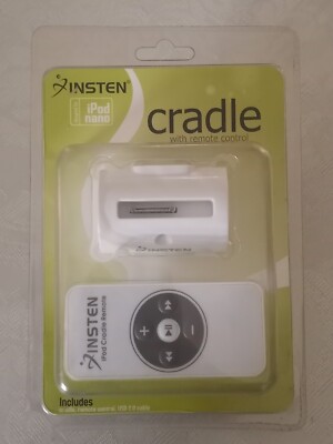 IPod Nano INSTEN     **  Wireless Remote Control Charging Cradle White  **