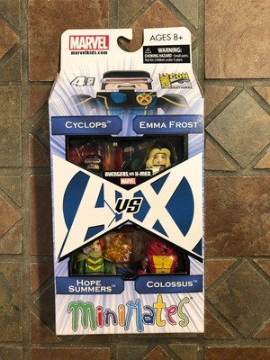 Marvel Minimates A Vs X Box Set X-Men Avengers CYCLOPS COLOSSUS HOPE EMMA FROST