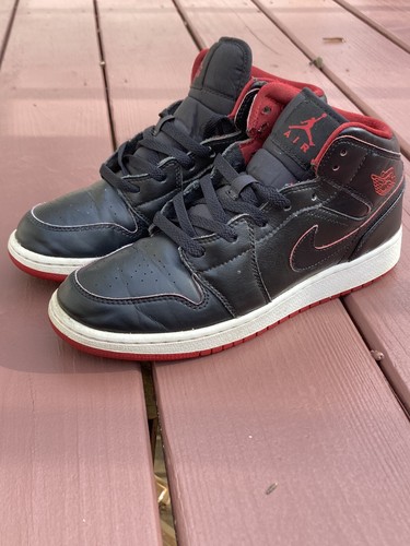 Nike Air Jordan 1 Mid Lance Mountain Bred 554725-028 Size