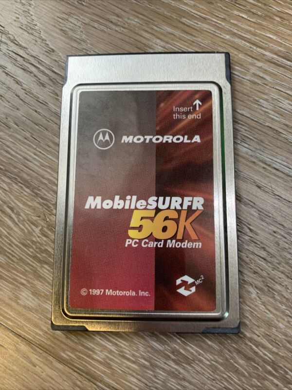 Motorola MobileSURFR 56k PC Card Modem