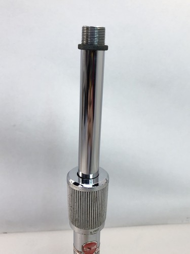 Vintage Atlas Sound Tabletop Mic Microphone Stand Cast Iron Base #2