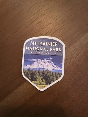 Mount Rainier National Park Sticker Decal