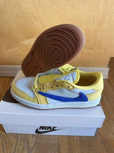 Nike Air Jordan 1 Low Retro Travis Scott Canary Size 1.5YPS Nike Air Jordan 1 Low Retro Travis Scott Canary Size 1.5YPS