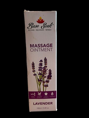 NIB Bare Soak Massage Lotion:Recover, Rejuvenate, Refresh lotions for Dry Skin
