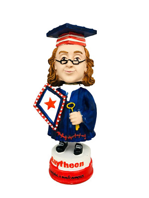 BEN FRANKLIN VINTAGE 2004 GRADUATION RAYTHEON BOBBLEHEAD 