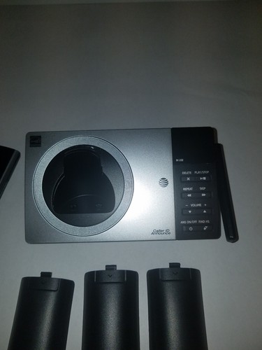 3 Handsets AT&T CL82307 Expandable Cordless Phone Answering System Call Blocker