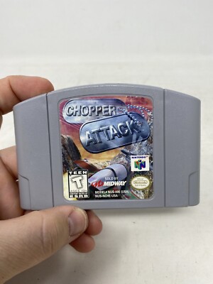 Chopper Attack (Nintendo 64, 1998) N64 Cart Only Authentic TESTED
