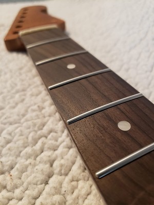USA Flamed maple roasted neck.NO fret tangs.Fits a ST style body.#MPS-39R